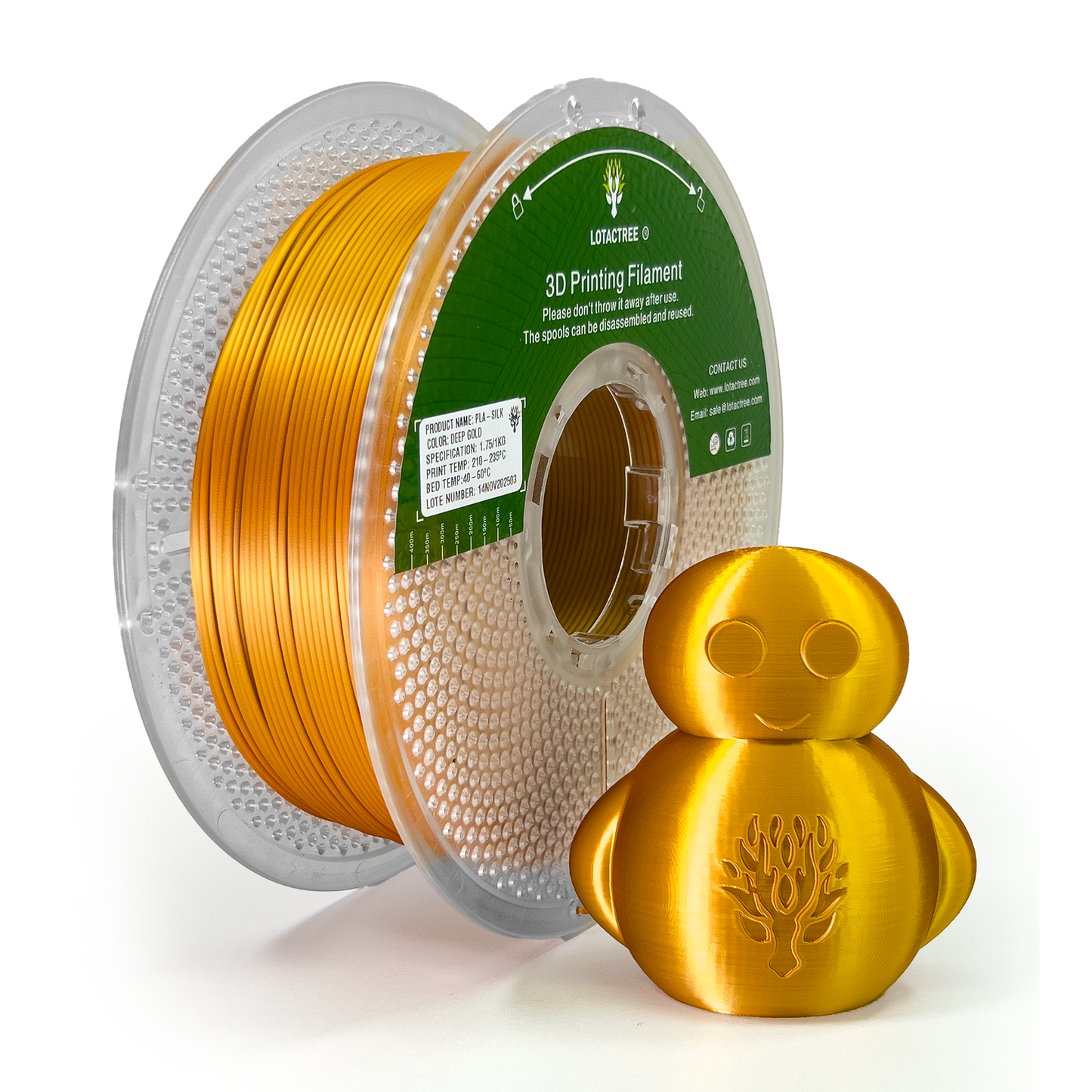 PLA-SILK Lotactree – Deep Gold