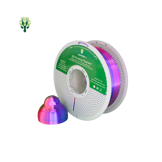 PLA-SILK Multicolour Lotactree – Rose Red & Green & Dark Blue