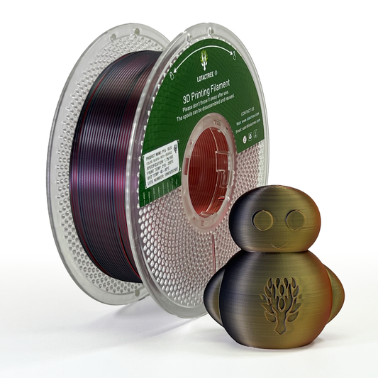 PLA-SILK Multicolour Lotactree – Black & Red & Orange