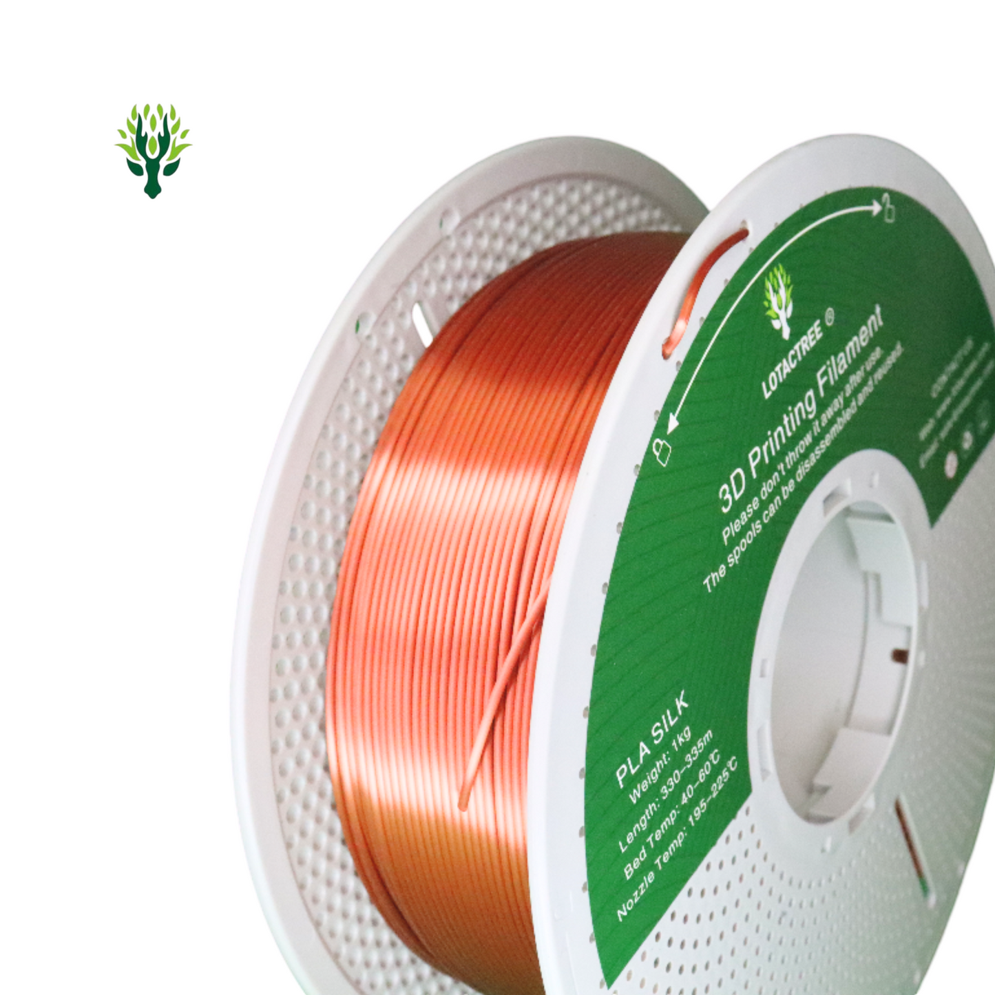 PLA-SILK Lotactree – Red Copper