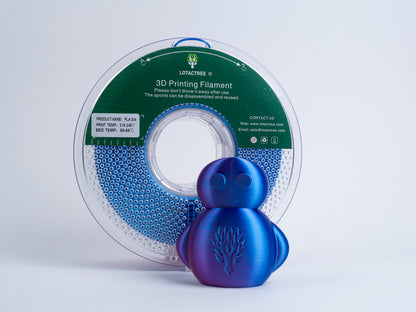 PLA-SILK Multicolour Lotactree – Rose Red & Sky Blue