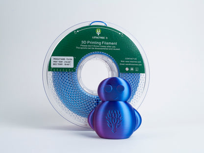 PLA-SILK Multicolour Lotactree – Rose Red & Sky Blue