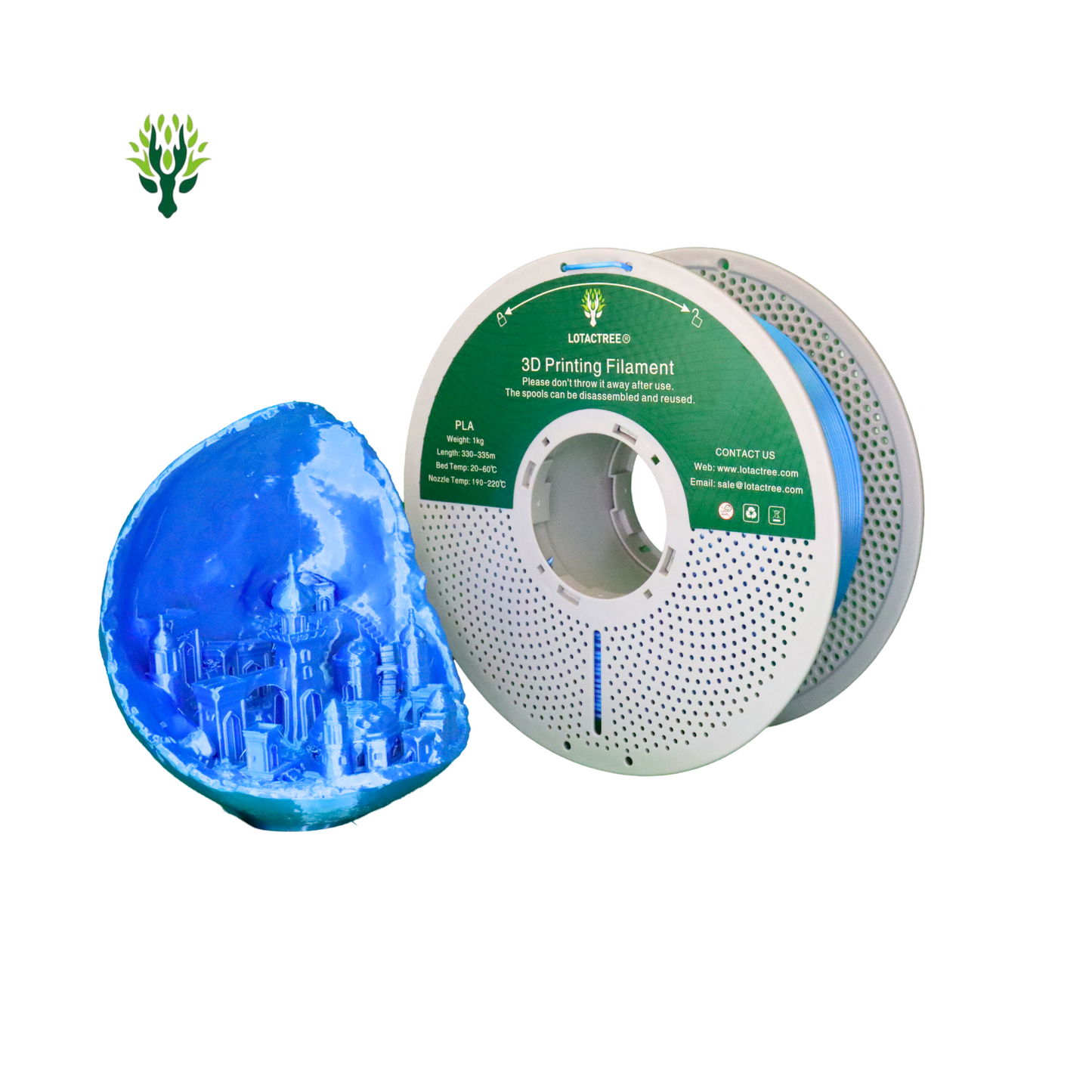 PLA-SILK Lotactree – Sky Blue